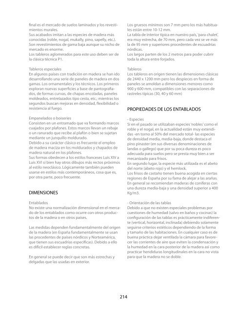 productos de madera para la arquitectura – cscae - Consejo ...