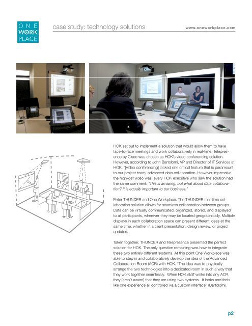 HOK Case Study -Web single pages 100410 - One Workplace