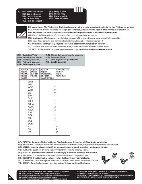 (DE) Metall-Gartenschuppen (BG) Метален ... - Bayer Outdoor