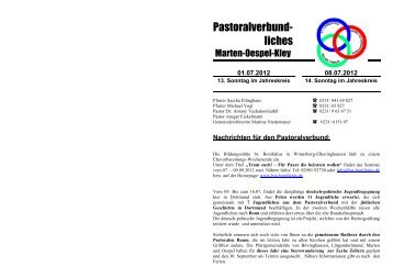 Pastoralverbund- liches - St. Maria Magdalena