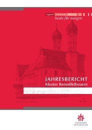 Jahresbericht_2012 - Kloster Benediktbeuern