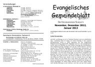 November / Dezember / Januar - Evangelisches Kirchspiel Schkeuditz