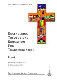 Engendering Theological Education for Transformation