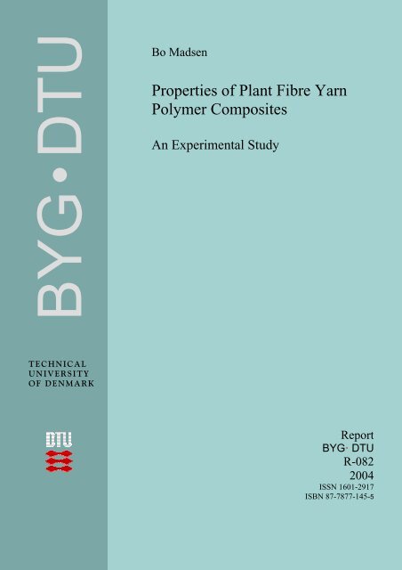 Properties Of Plant Fibre Yarn Polymer Composites An