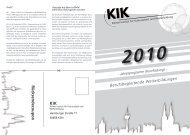Rücksendecoupon KIK - KIK - Kölner Institut für Kulturarbeit und ...