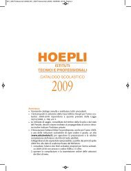 Istituti tecnici e professionali - HOEPLI.it