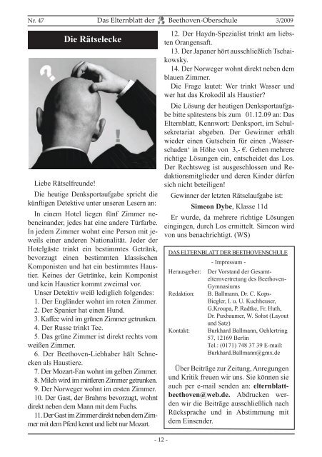 Nr. 47 - November 2009; pdf-Dokument - Beethoven-Schule