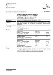 Cold-curing epoxy system based on Araldite LY - Lindberg & Lund AS