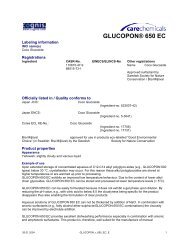 GLUCOPON® 650 EC