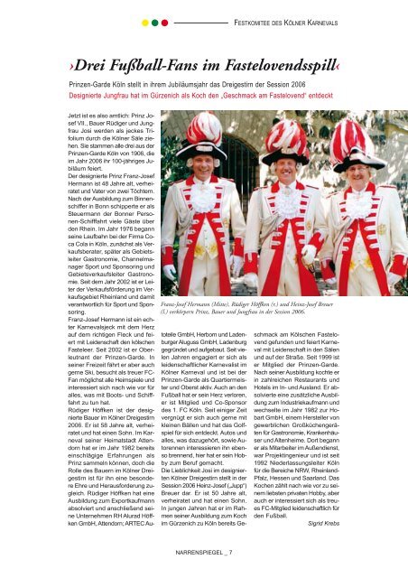 Tradition – Faszination – Vielfalt - Kölner Karneval