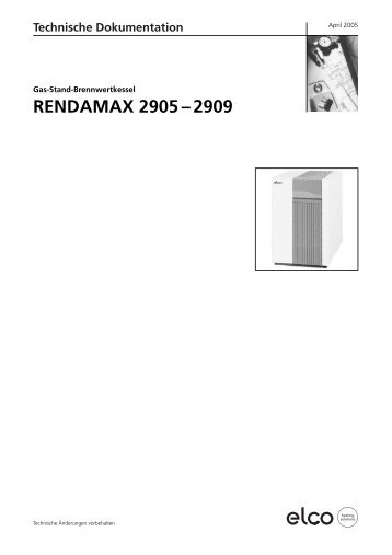 RENDAMAX 2905 – 2909