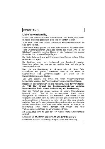 FTN-VN 2009 I 3.8 H.pub - Freie Turnerschaft 1897 Kassel ...