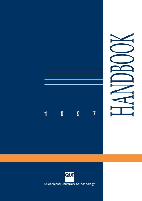 1997 QUT Handbook