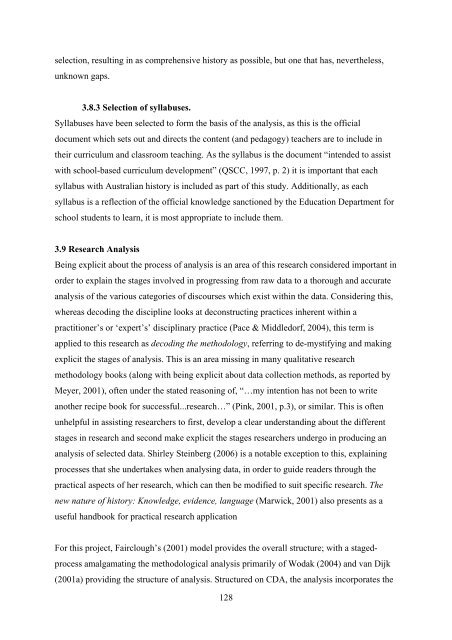 PDF (Whole Thesis) - USQ ePrints - University of Southern ...