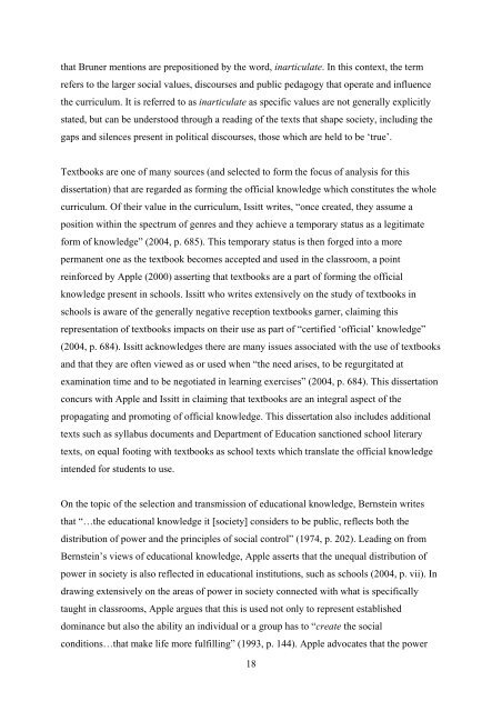 PDF (Whole Thesis) - USQ ePrints - University of Southern ...