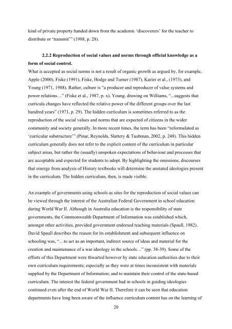 PDF (Whole Thesis) - USQ ePrints - University of Southern ...