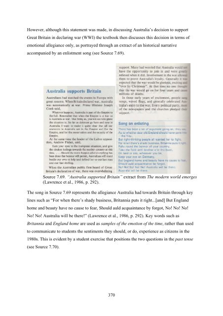 PDF (Whole Thesis) - USQ ePrints - University of Southern ...