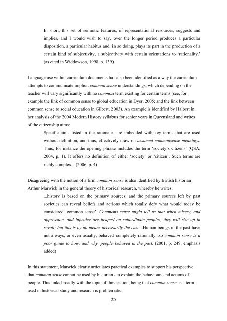 PDF (Whole Thesis) - USQ ePrints - University of Southern ...