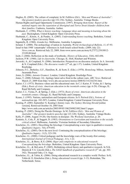 PDF (Whole Thesis) - USQ ePrints - University of Southern ...