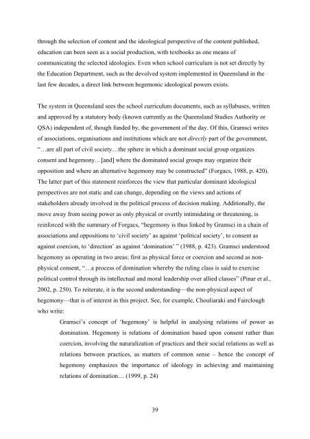 PDF (Whole Thesis) - USQ ePrints - University of Southern ...