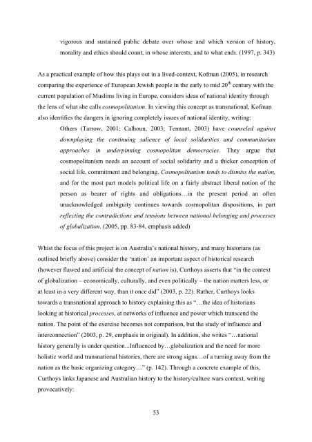 PDF (Whole Thesis) - USQ ePrints - University of Southern ...