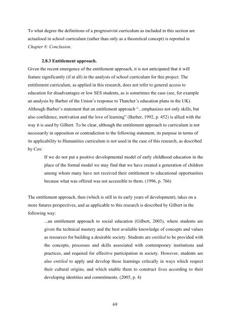 PDF (Whole Thesis) - USQ ePrints - University of Southern ...