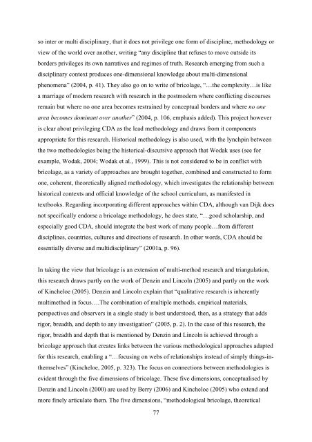 PDF (Whole Thesis) - USQ ePrints - University of Southern ...