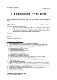 Gemeinderatsprotokoll 26.05.2010 (50 KB) - .PDF - Thaur - Land Tirol