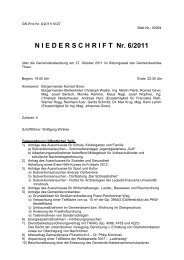 Gemeinderatsprotokoll 27.10.2011 (201 KB) - .PDF - Thaur