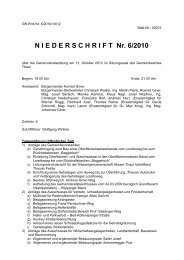 Gemeinderatsprotokoll 12.10.2010 (63 KB) - .PDF - Thaur - Land Tirol