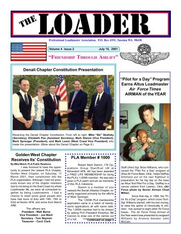 Pilot for a Day - Professional Loadmaster Association