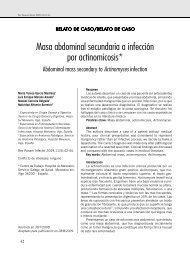 Masa abdominal secundaria a infección por actinomicosis*