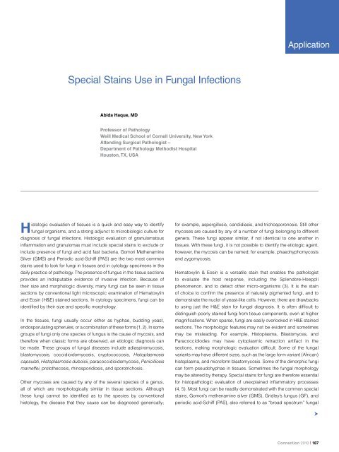 Special Stains Use in Fungal Infections - Dako
