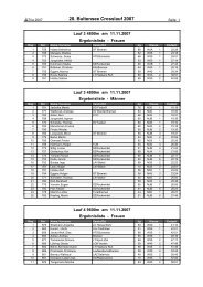 20. Bultensee Crosslauf 2007 - TSV Osterholz-Tenever Bremen