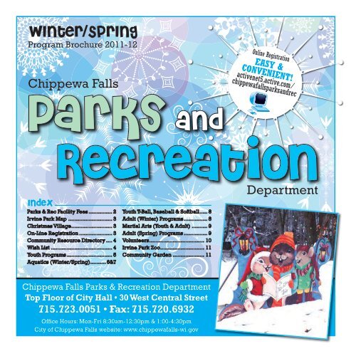 Winter/Spring Activities - City of Chippewa Falls, Wisconsin