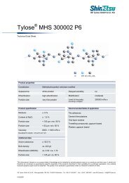 Tylose MHS 300002 P6 - SE Tylose® GmbH & Co. KG