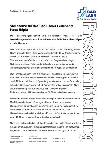 Bad Laer Hotel Hopke Bad Laer Hotel Hopke