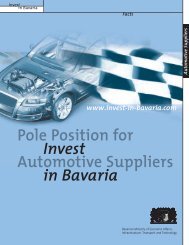 Pole Position for Automotive Suppliers Invest in Bavaria