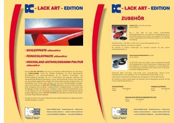 Lack-Art Flyer - Koch-Chemie