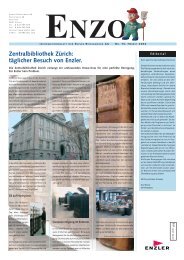 Editorial - Enzler Reinigungen AG