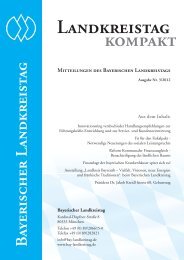 Landkreistag kompakt - Bayerischer Landkreistag