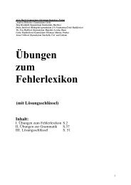 Übungen zum Fehlerlexikon (mit Lösungsschlüssel) - New Page 1