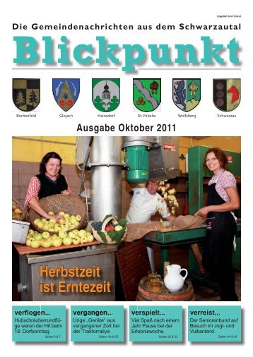 Blickpunkt 3-2011 Teil I. - Marktgemeinde Wolfsberg im Schwarzautal