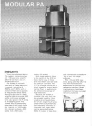 MODULAR PA - Martin Audio
