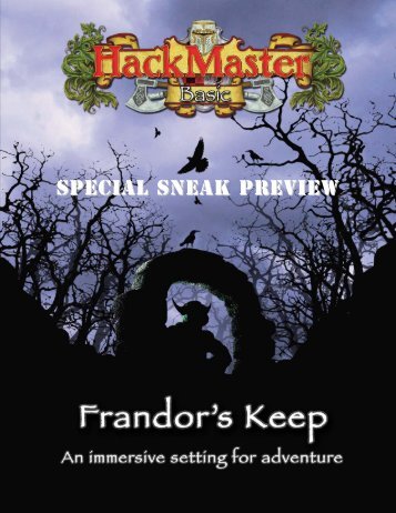 Frandor's Keep Preview - Kenzer & Company