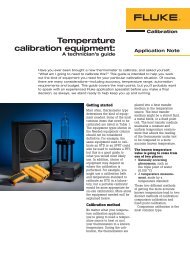 Temperature calibration equipment: