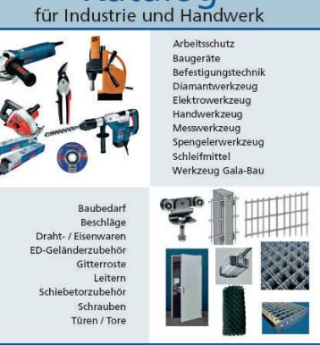 Katalog für Industrie und Handwerk - Gebr. Reinhard - Stahlhandel