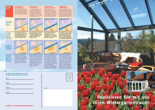 und Sonnenschutzglas Thermur HM Glas - Birkner Wintergärten