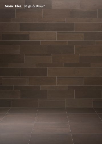 Mosa. Tiles. Beige & Brown