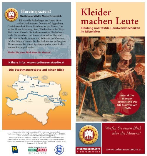 Folder (510 KB) - .PDF - Stadtgemeinde Eggenburg
